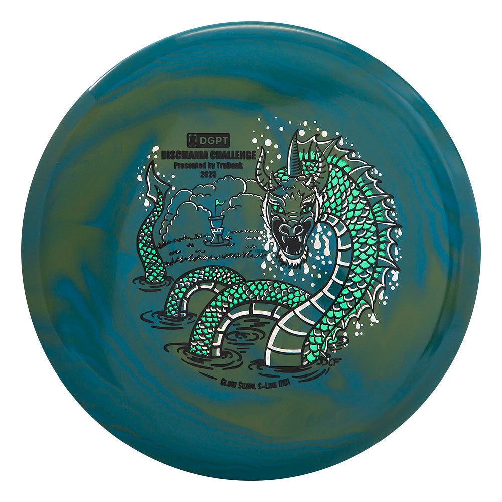 S-Line Glow Swirl MD1 - Discmania Challenge - Triple Stamp